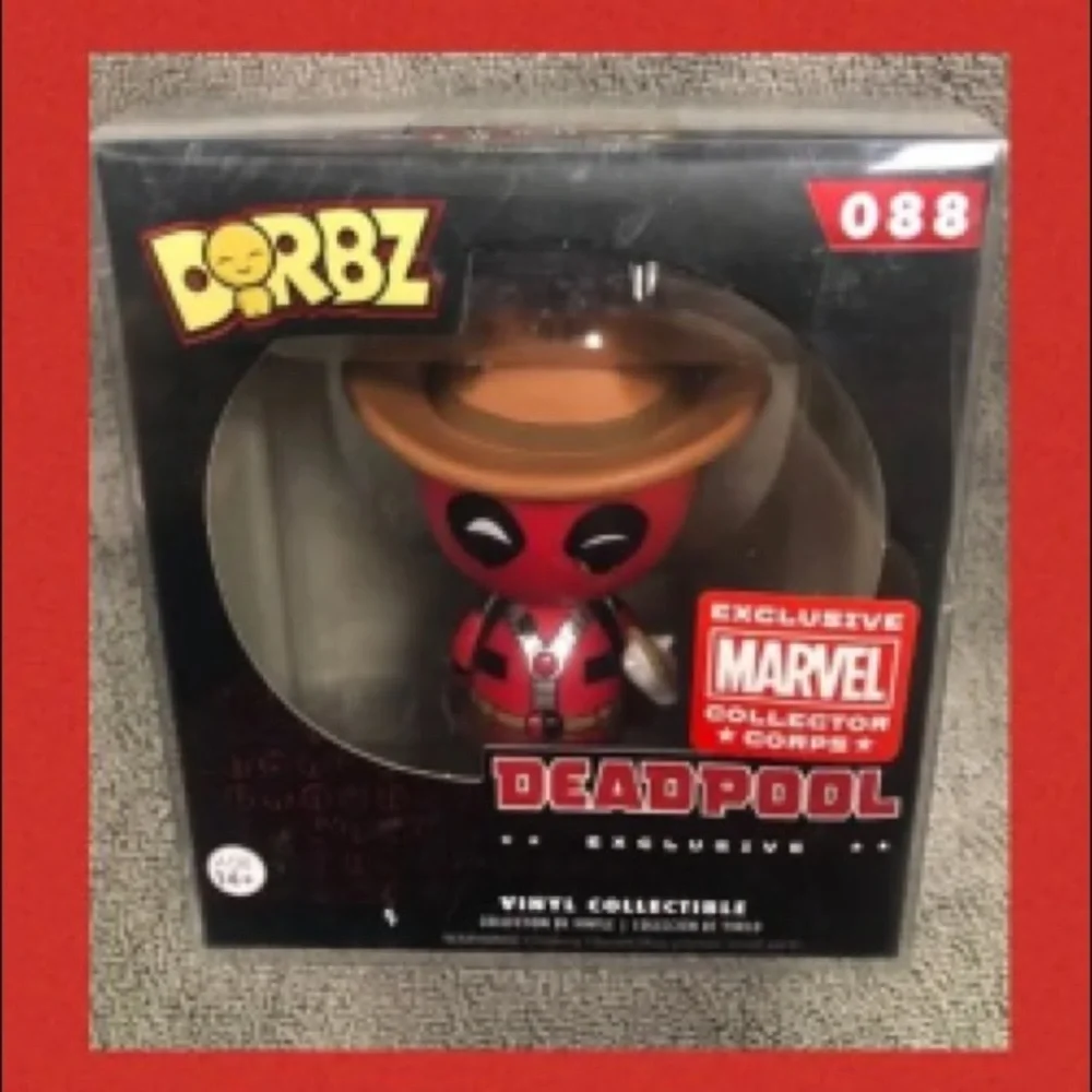 Funko Dorbz Deadpool (Cowboy) #088 - Marvel Collector Corps Exclusive Vinyl - Picture 4 of 10
